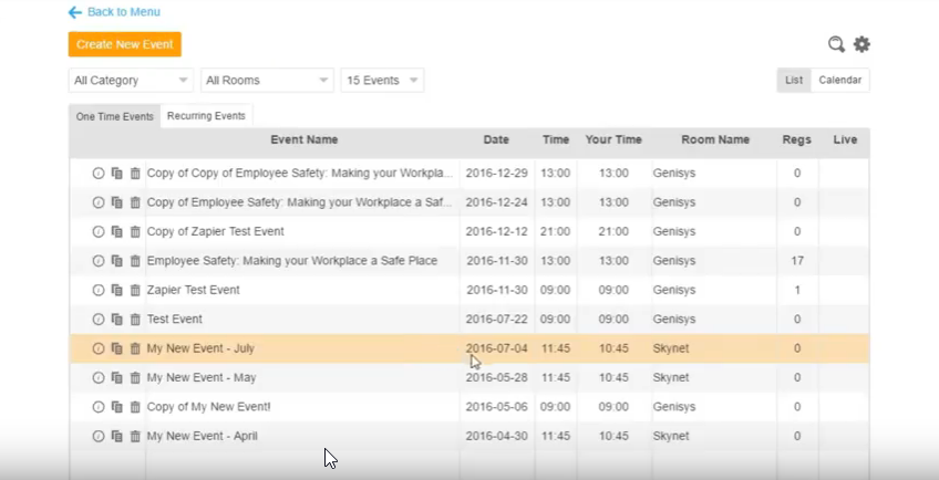 Скриншот (снимок экрана) Webinato