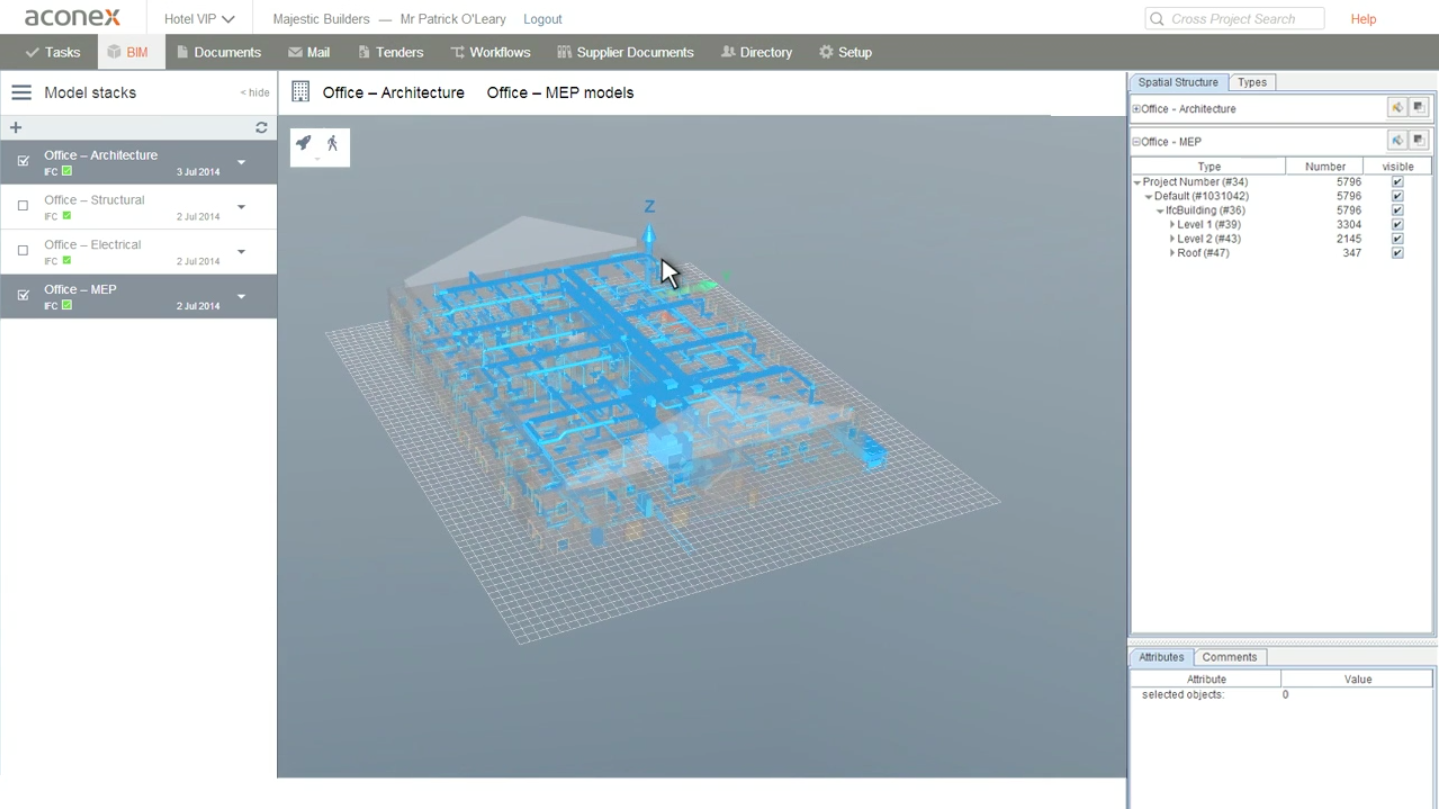Скриншот (снимок экрана) Aconex
