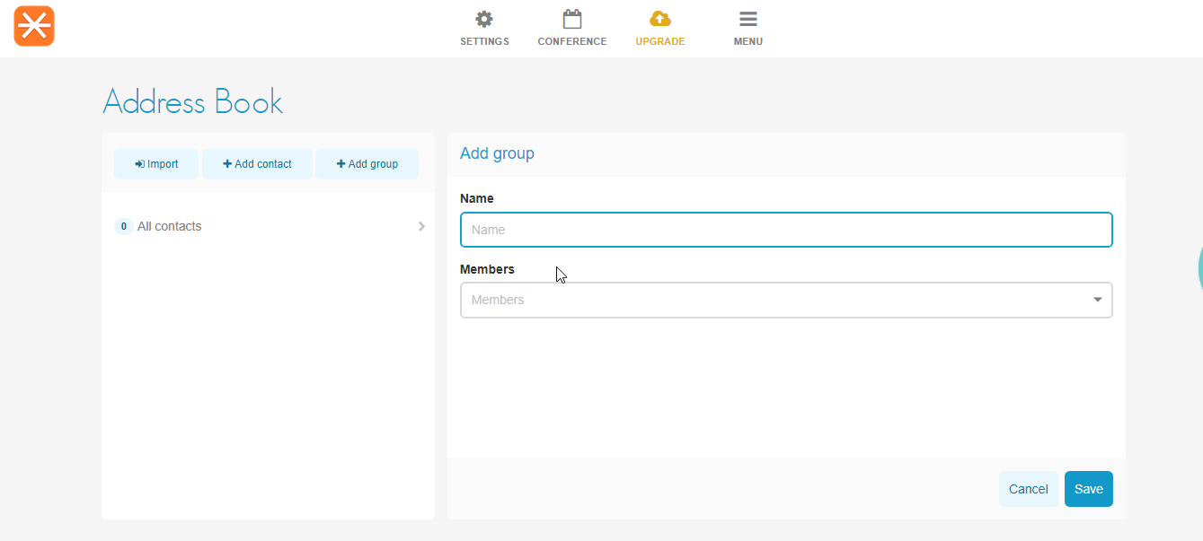 Скриншот (снимок экрана) FreeConference