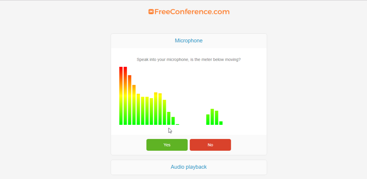 Скриншот (снимок экрана) FreeConference