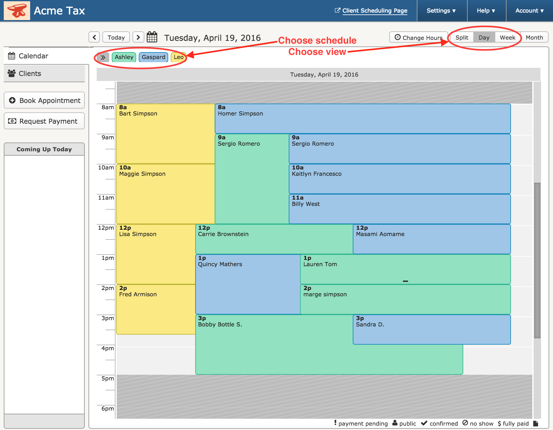 Скриншот (снимок экрана) BookedIN