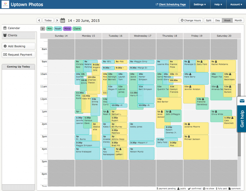 Скриншот (снимок экрана) BookedIN
