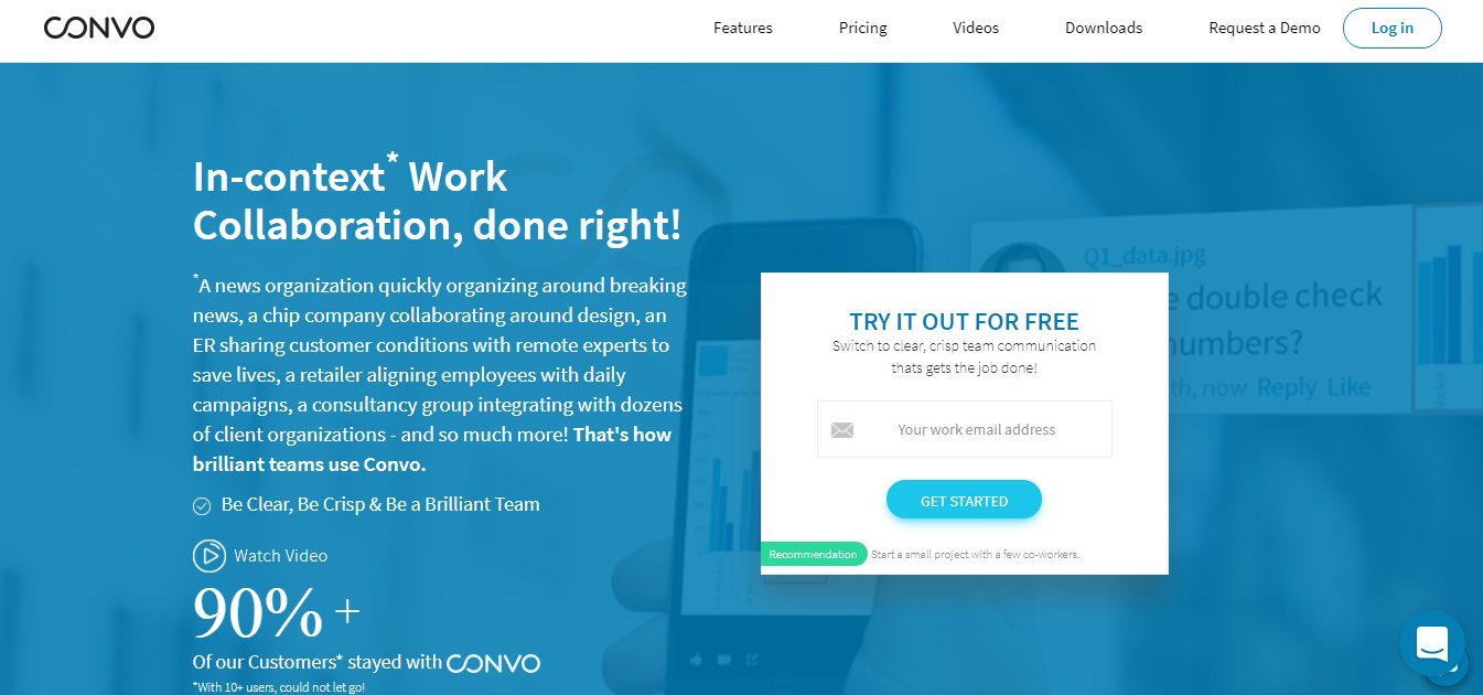 Скриншот (снимок экрана) Convo