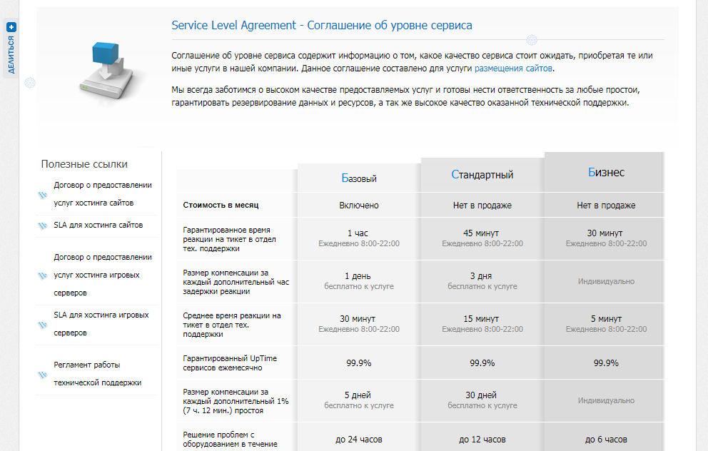 Скриншот (снимок экрана) Ru-hoster
