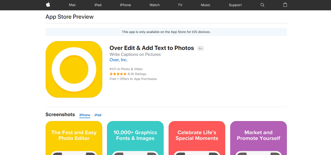 Скриншот (снимок экрана) Over