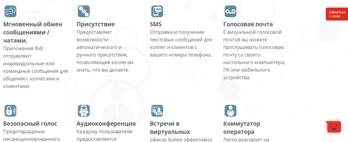 Скриншот (снимок экрана) 8x8 Virtual Office
