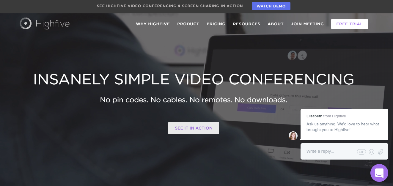 Скриншот (снимок экрана) Sococo