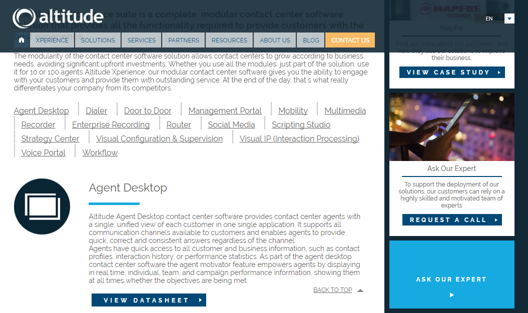 Скриншот (снимок экрана) Altitude Software