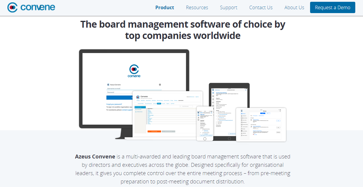 Скриншот (снимок экрана) Azeus Convene