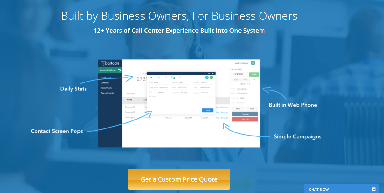 Скриншот (снимок экрана) CallTools