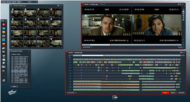 Скриншот (снимок экрана) Lightworks