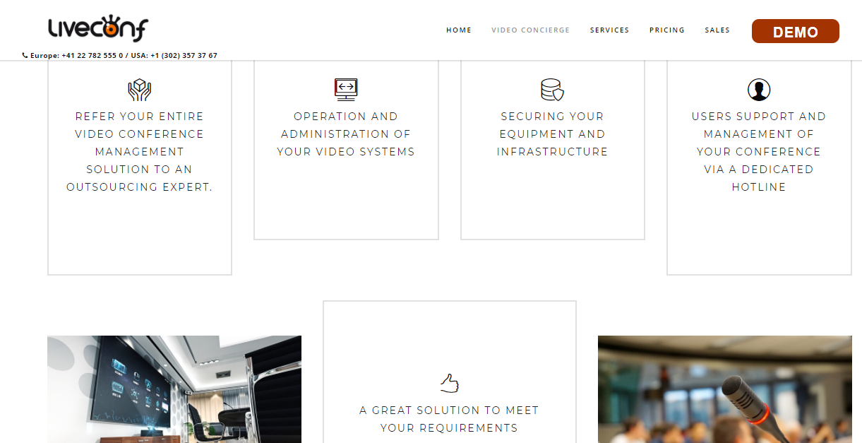 Скриншот (снимок экрана) LiveConf