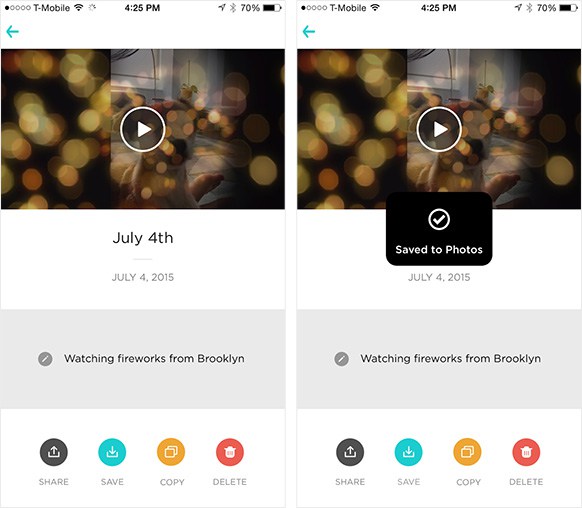 Скриншот (снимок экрана) Animoto