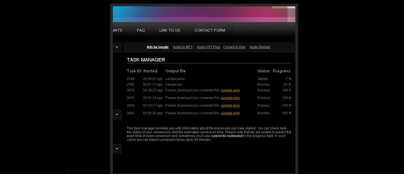 Скриншот (снимок экрана) VideoToolBox