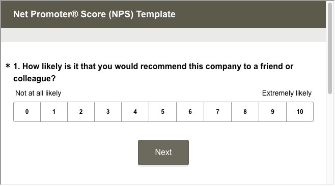 Скриншот (снимок экрана) SurveyMonkey