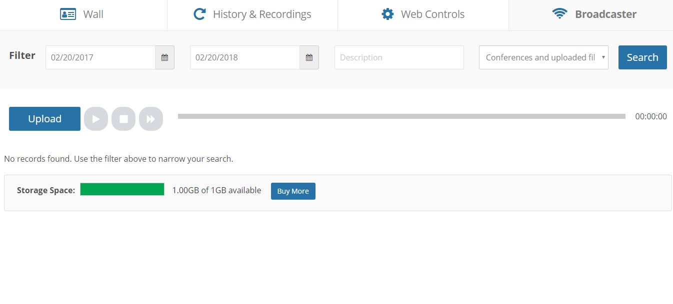 Скриншот (снимок экрана) FreeConferenceCall.com