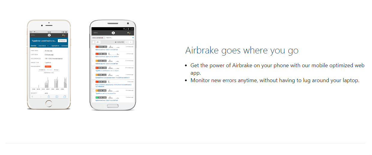 Скриншот (снимок экрана) Airbrake