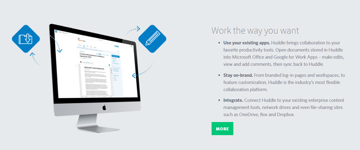 Скриншот (снимок экрана) Huddle