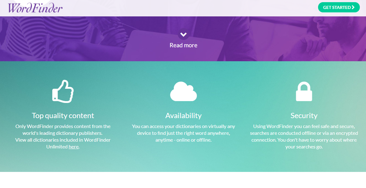 Скриншот (снимок экрана) WordFinder