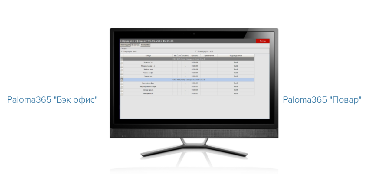 Скриншот (снимок экрана) Paloma365