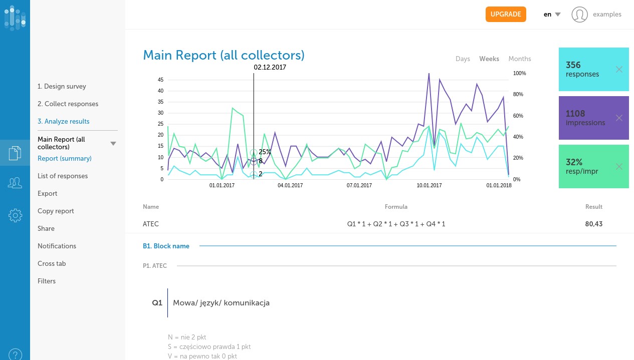 Скриншот (снимок экрана) Mysurveylab