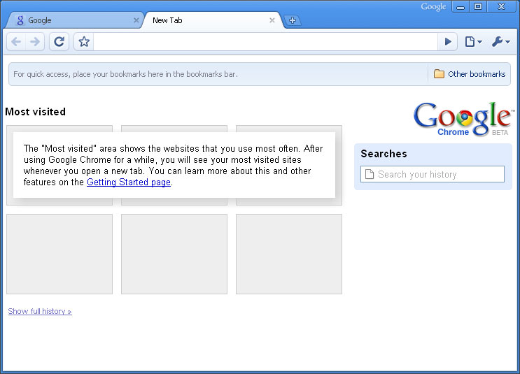 Скриншот (снимок экрана) Google Chrome