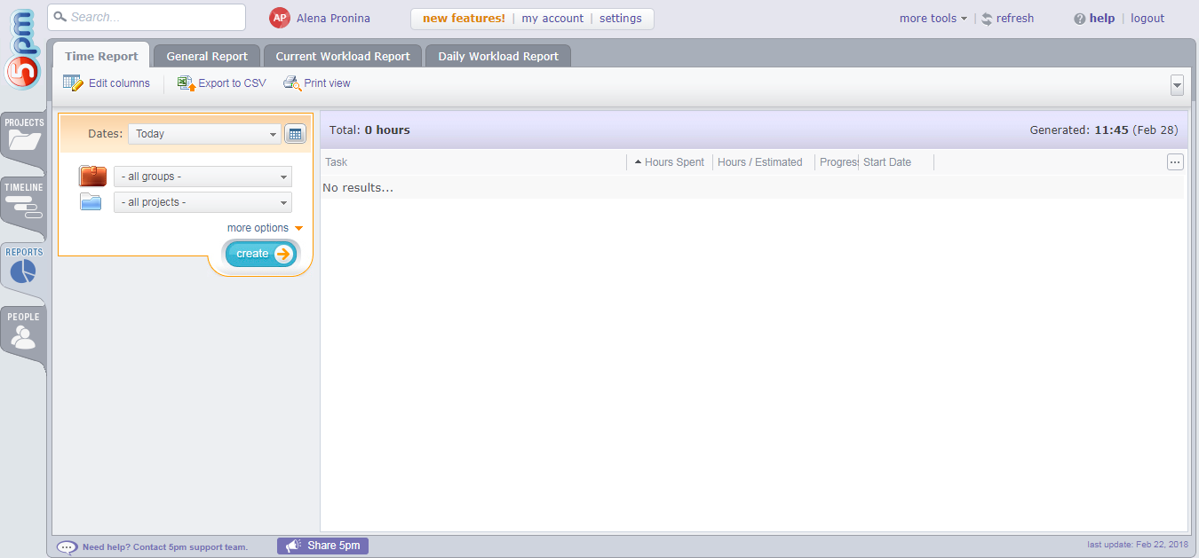 Скриншот (снимок экрана) 5pm