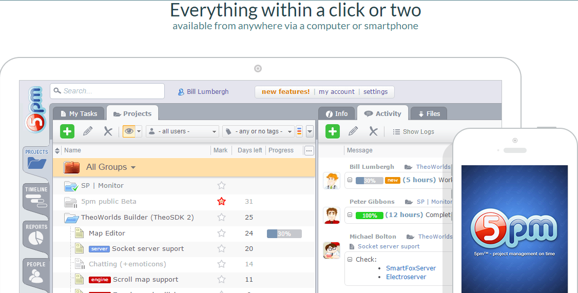 Скриншот (снимок экрана) 5pm