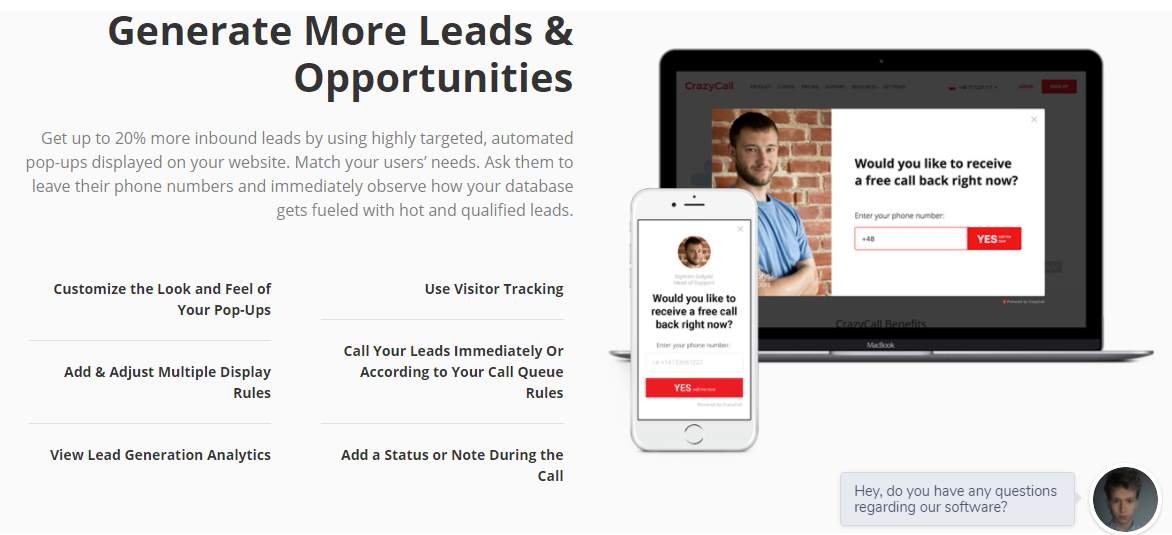 Скриншот (снимок экрана) CrazyCall