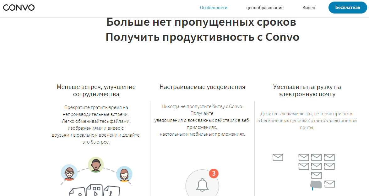 Скриншот (снимок экрана) Convo