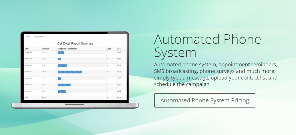 Скриншот (снимок экрана) Newfies-Dialer