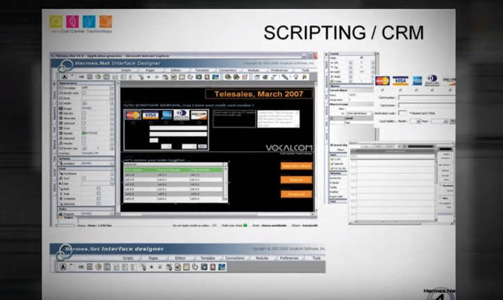Скриншот (снимок экрана) Vocalcom