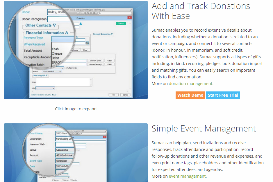 Скриншот (снимок экрана) Sumac