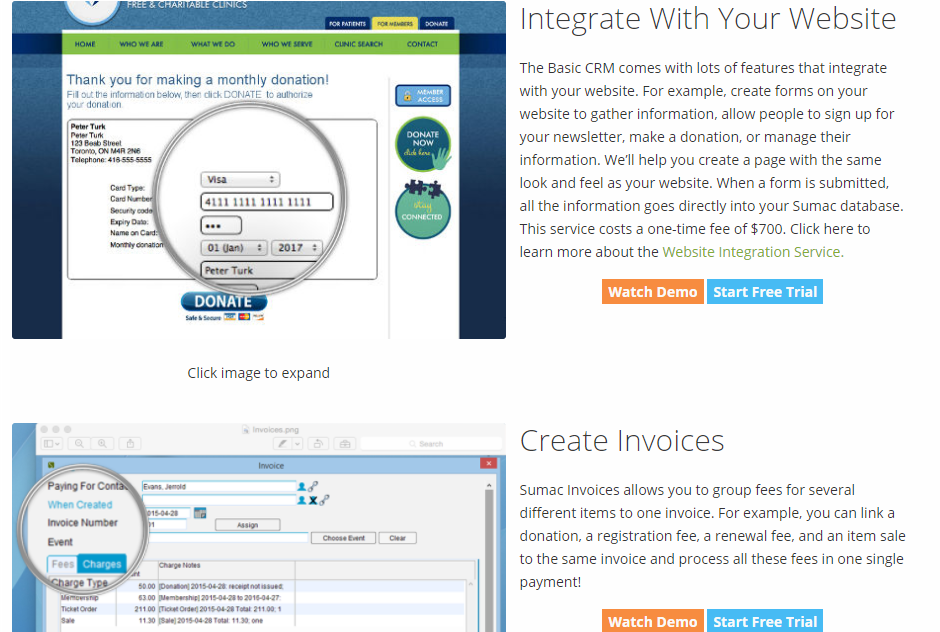Скриншот (снимок экрана) Sumac