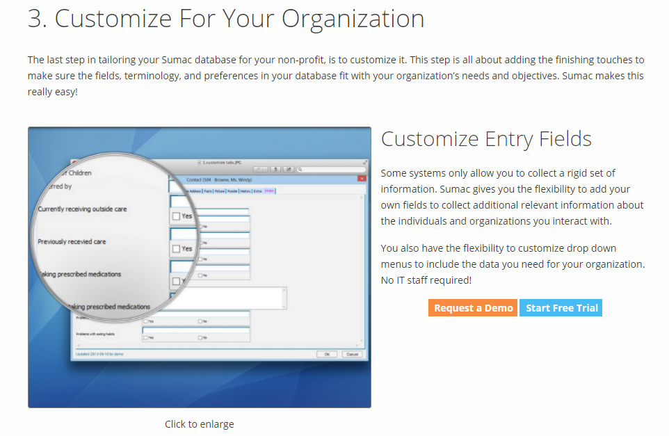Скриншот (снимок экрана) Sumac