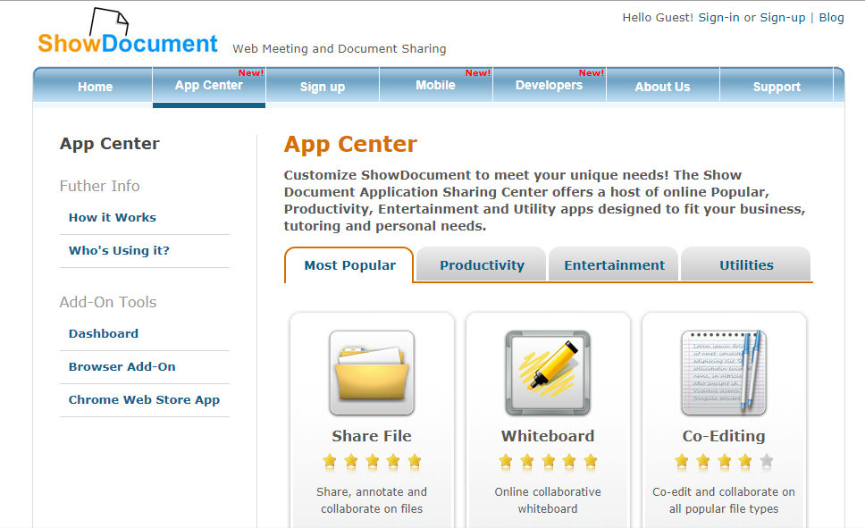 Скриншот (снимок экрана) ShowDocument
