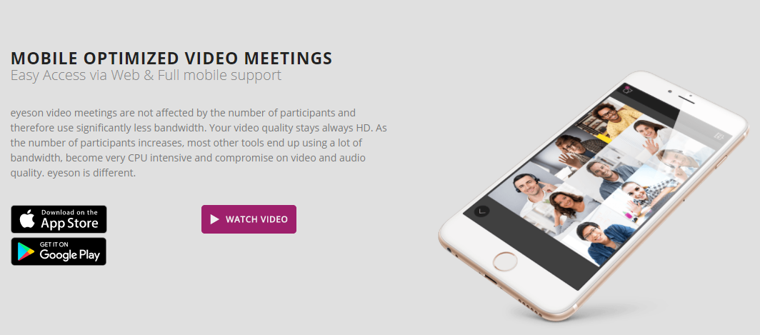 Скриншот (снимок экрана) eyeson