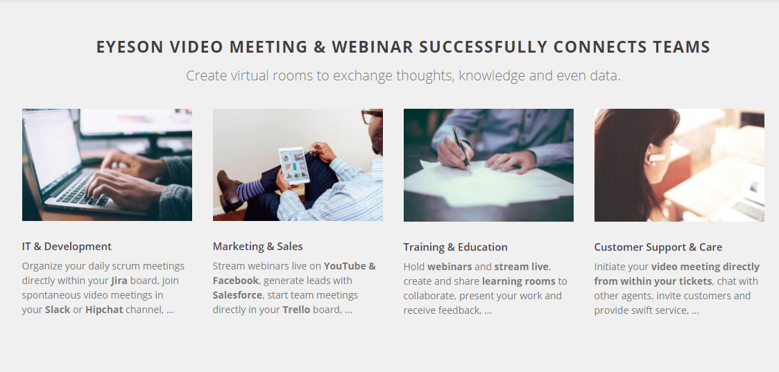 Скриншот (снимок экрана) eyeson