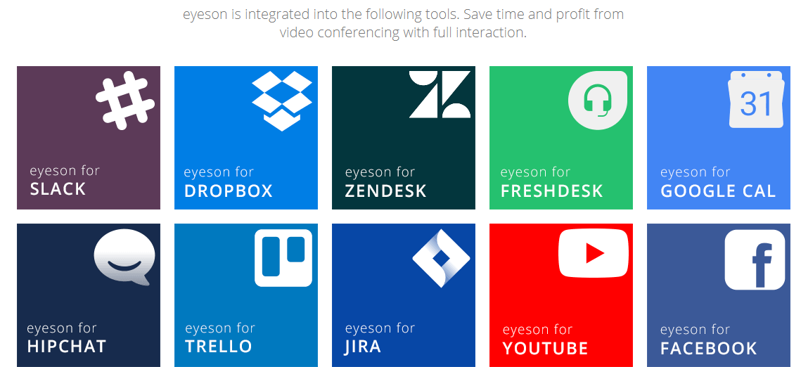 Скриншот (снимок экрана) eyeson