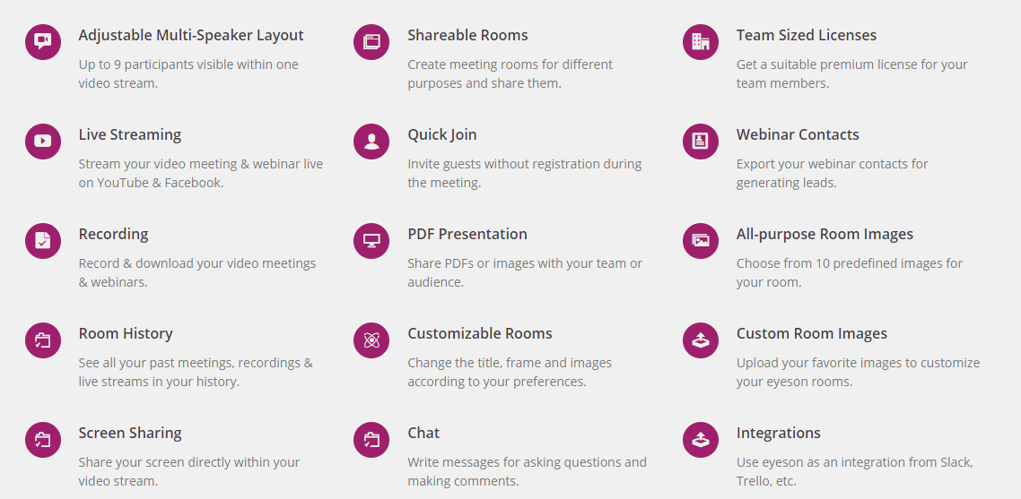 Скриншот (снимок экрана) eyeson