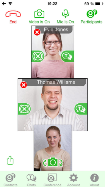 Скриншот (снимок экрана) Conferendo