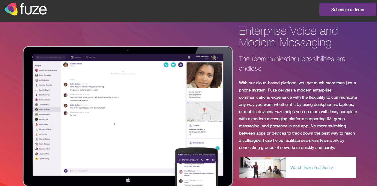 Скриншот (снимок экрана) Fuze