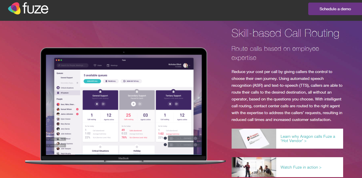 Скриншот (снимок экрана) Fuze