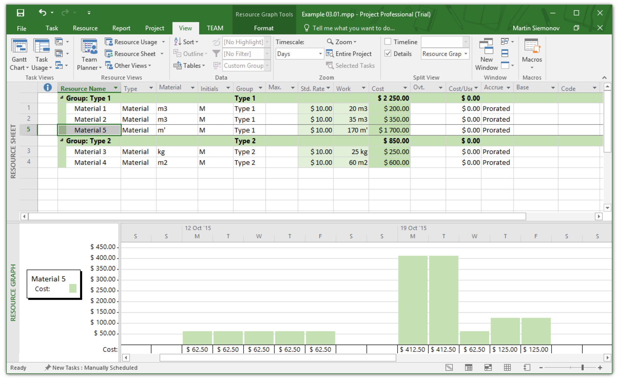 Скриншот (снимок экрана) Microsoft Project