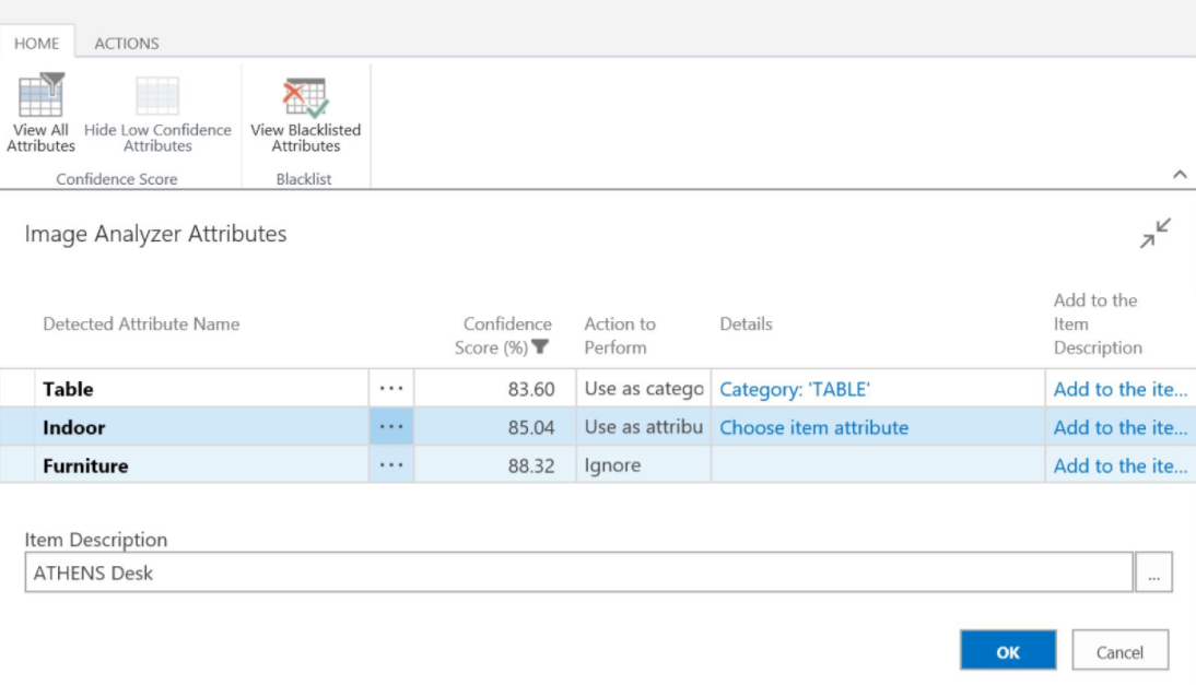 Скриншот (снимок экрана) Microsoft Dynamics NAV