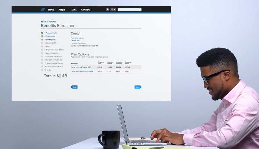 Скриншот (снимок экрана) Namely