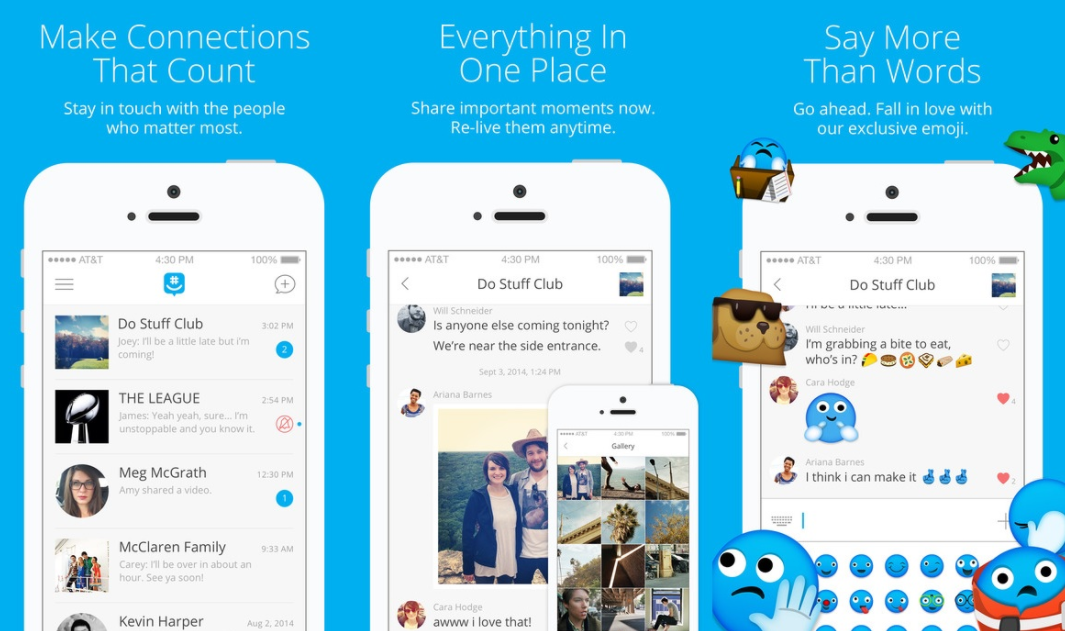 Скриншот (снимок экрана) GroupMe