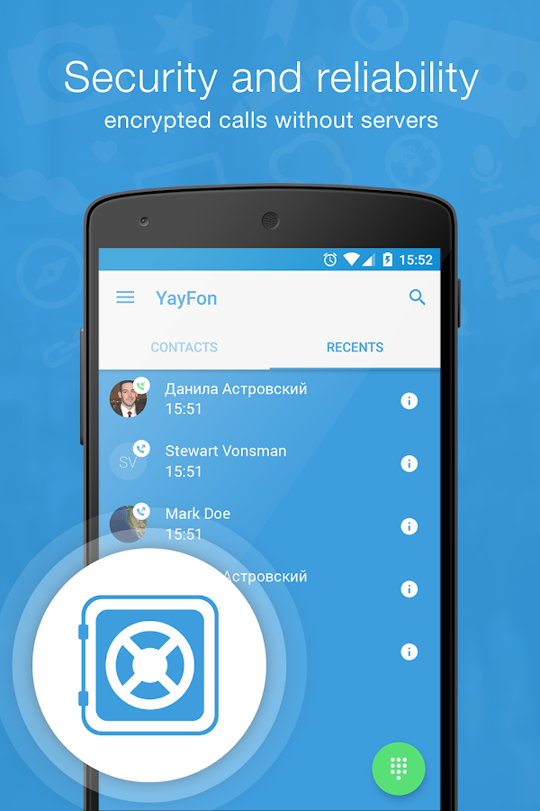 Скриншот (снимок экрана) YayFon