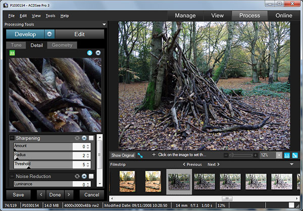 Скриншот (снимок экрана) ACDSee Pro