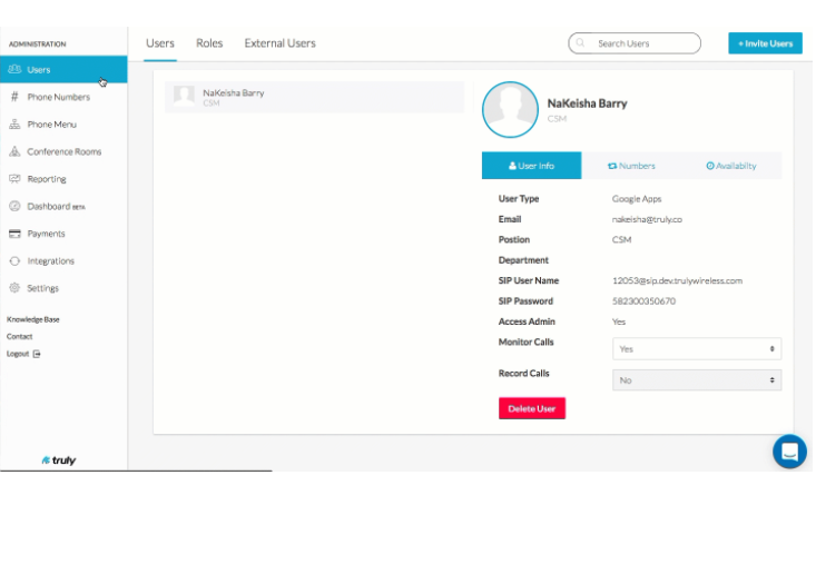 Скриншот (снимок экрана) Truly
